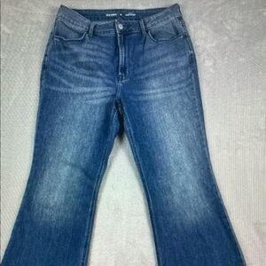 Old Navy Blue Flare Jeans - Women's Stretch Denim